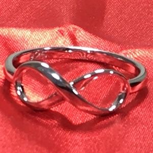 NEW Stamped 925 Sterling Silver Infinity Ring